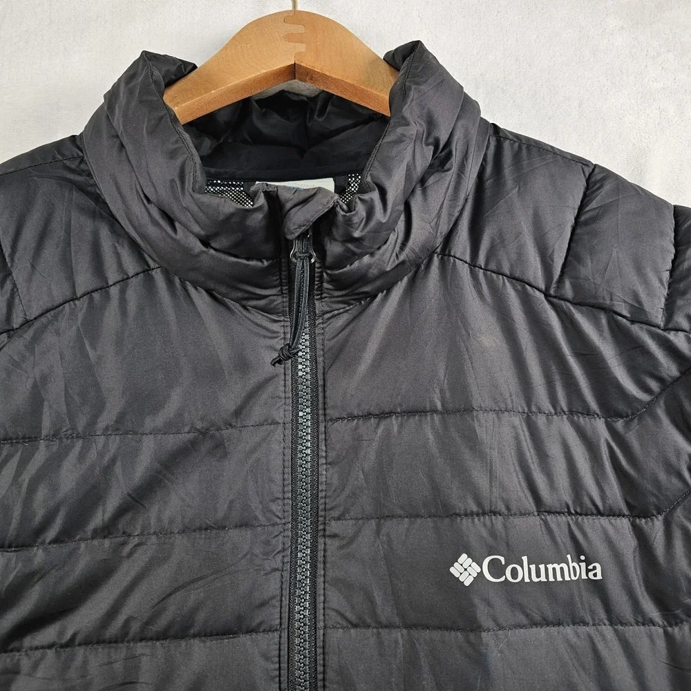 Columbia Powder Lite Jacket Insulated Mens Large Puffer Packable Lightweight Zip